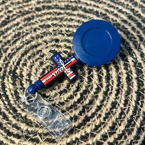 Cross Badge Reel